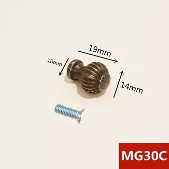 2 шт., Wonzeal, винтажные ручки для шкафов, бронза