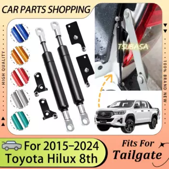 2 шт. вспомогательный задний багажник для Toyota Hilux 8 2015-2023 4x4 пикапа задняя дверь задний подъемник поддерживающий демпфер стержень