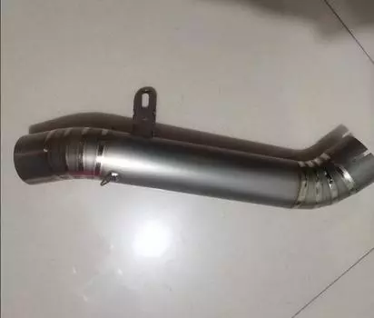 2 шт., выхлопная труба для мотоцикла, диаметр входа 60 мм, 42 см