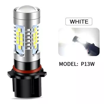 2 шт. ксеноновые белые светодиодные лампы P13W Canbus без ошибок для Audi A4 B8 NonFL (2008-2012) дневные ходовые огни DRL лампы