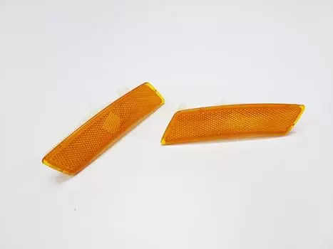 2 шт. Янтарные линзы, передний боковой габаритный фонарь, отражатель крыла, бампера для VW Tiguan 2018-2021