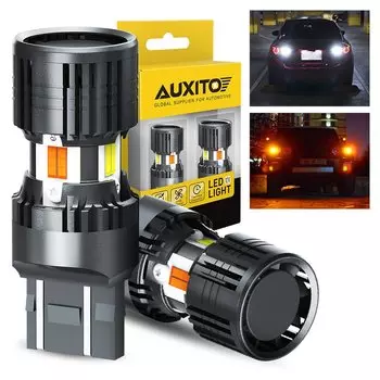 2 шт., задние фонари AUXITO T20 7443 W21/5W светодиодный Canbus 7440 W21W WY21W для Toyota Corolla Camry BMW