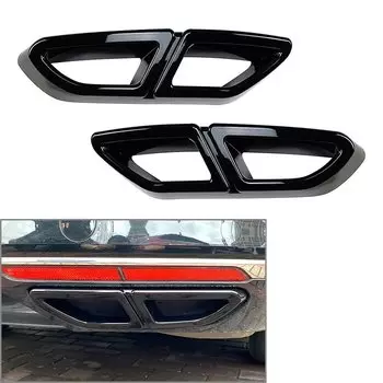 2 шт., задний глушитель выхлопной трубы для VW Passat B8 2016 2017 2018 2019