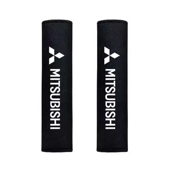 2 шт. замшевый кожаный чехол на ремень безопасности, автомобильные аксессуары, автомобильный наплечник, ремень безопасности для Mitsubishi Outlander Lancer EX ASX Pajero L200