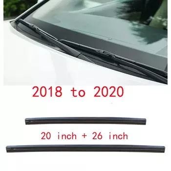 2 шт., заправка щетки стеклоочистителя автомобиля, резиновая полоса 18 20 24 26 дюймов для Toyota Camry 6 7 8 2006-2019, специальные аксессуары