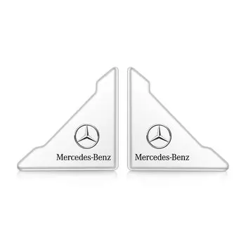 2 шт. защитные наклейки на угол двери автомобиля, наклейки для Mercedes Benz AMG E S C A B Class GLE GLS CLS GLC CLA GLA GLK GLB W205 W206