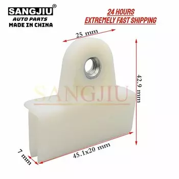 2 шт. зажимы для стекла двери кронштейн подъемник поддержка пряжки Крепление совместим с FAW Senya M80 S80