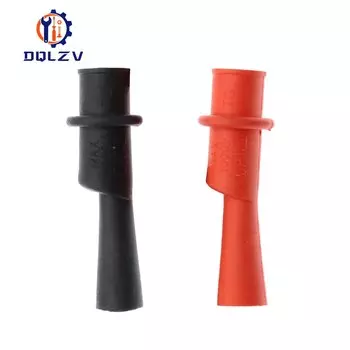 Зажимы для тестера мультиметра DQLZV, 2 шт., красные и черные