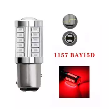 2 стробоскопа светодиода 1156 BA15S P21W 1157 P21/5W BAY15D BAU15S PY21W 7443 7440 Светодиодная автомобильная задняя лампа Тормозной сигнал заднего хода DRL 12 В