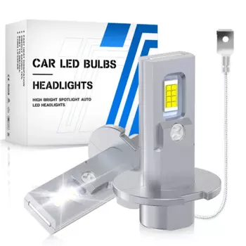 2 светодиодные фары H3 12000LM 6000K 30W 3570 CSP Противотуманные фары Автоматический свет 1: 1 безвентиляторный мини 12 В + 600% яркий Plug and Play Автоматическая лампа