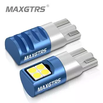 2 светодиодных лампы T10 W5W 168 194 Светодиодная лампа освещения номерного знака 6000K Супер яркий теплый белый ледяной синий 3030 Лампы для чтения в салоне автомобиля