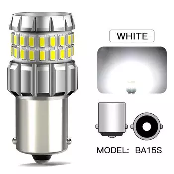 2 светодиодных лампы заднего хода P21W 1156 7506 BA15S для Peugeot 206 207 307 407 208 508 2008 3008 5008 107 106 308 CC SW