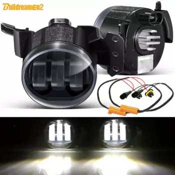 2 светодиодных противотуманных фары 30 Вт, автомобильные линзы, противотуманные фары дневного света DRL 12 В для BMW E60 E90 E63 E46 323i 325i 335i 328i 525i 530i 545i 550i