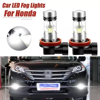 2 светодиодных противотуманных фары H8 H11 для Honda Accord 7 8 9 Civic 10 CR-V 3 4 5 Fit Jazz CRZ FR-V HR-V Insight Legend Odyssey Pilot Ridgeline