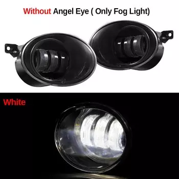 2 светодиодных противотуманных фонаря с Angel Eye DRL 9006 Автомобильные противотуманные фары дальнего света для Volkswagen VW Golf Jetta 6 Tiguan 5N Touran Beetle EOS Caddy