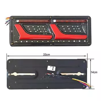 2 светодиодный, светодиодные водонепроницаемые задсветильник фонари для грузовиков и прицепов