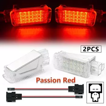 2 светодиодный т., светодиодсветильник лампы для багажника VW Golf Polo Passat Tiguan Jetta Caddy UP T5 T6 Touareg Scirocco