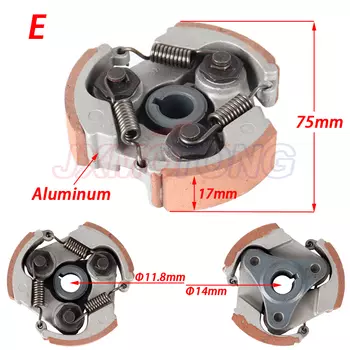 2-тактный 47cc 49cc алюминий или железный Minimoto Центробежное сцепление из сплава Mini Moto Dirt Bike Atv Quad 2 Пружина обуви 3 Пружина обуви