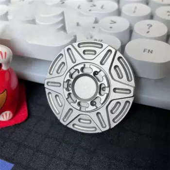 2 в 1, игрушка-антистресс для взрослых, из нержавеющей стали