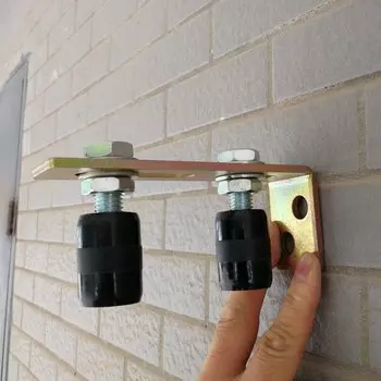 2 верхних ролика и комплект кронштейнов 40 мм x 30 мм для открывания раздвижных ворот