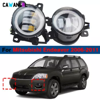 2 X автомобильные противотуманные фары Angel Eye LED 30 Вт H11 в сборе DRL дневные ходовые огни для Mitsubishi Endeavour 2006 2007 2008 2009 2010 2011