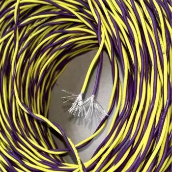 2-жильный Telflon посеребренный провод питания посеребренный многожильный подходит для внутреннего кабеля OD 1,9 мм сигнальная линия шнур питания