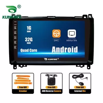 2Din Android автомобильный радиоприемник для Benz A-класса W169 мультимедийный видеоплеер GPS-навигация стерео аудио головное устройство Carplay 4G Wi-Fi BT