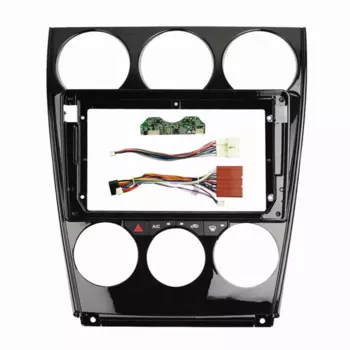 2Din Автомобильная радиоустановка Fascia ДЛЯ Mazda 6 2004-2016 DVD стерео рамка пластина адаптер монтаж приборной панели комплект ободка