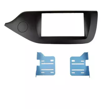 2DIN Автомобильная рама Fascia Для DVD-радио для KIA Ceed 2012 + Установочное крепление для стерео приборной панели комплект отделки