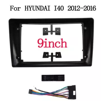 2Din автомобильный стерео радио DVD панельное крепление комплект кабелей для HYUNDAI I40 2012-2016 ремонтная рамка приборной панели