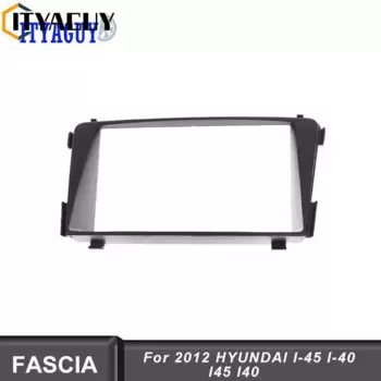 2DIN Автомобиль Радио панель для 2012 HYUNDAI I-45 I-40 I45 I40 DVD стерео Рамка адаптер Панель Установка тире пластина Tirm комплект рамка