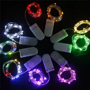 ECCJ медная светодиодная гирлянда 2 метра 20 шт