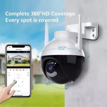 2MP 1080P/3MP 1296P iCsee APP Полноцветная беспроводная PTZ IP купольная камера AI Обнаружение гуманоидов Домашняя безопасность CCTV Радионяня