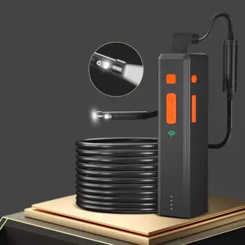 2MP 1080P Dual Len WIFI Эндоскоп CMOS Бороскоп Отоскоп Камера 3-кратный зум Power Bank Цифровой микроскоп