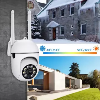 2MP 1080P Полноцветная беспроводная PTZ WIFI IP-камера ИК ночного видения P2P Обнаружение движения Домашняя безопасность CCTV Радионяня