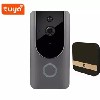 2MP 1080P Ubox/Tuya APP WIFI IP дверной звонок с питанием от аккумулятора видеодомофон домофон визуальный глазок с внутренним звонком