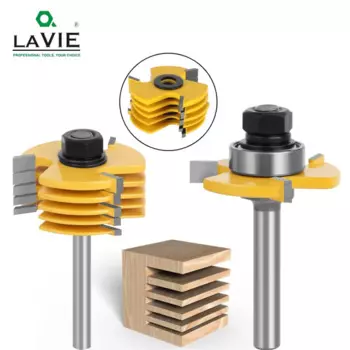 Набор фрез La vie 6 шт., 3 крыла, сплав вольфрама и кобальта