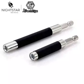 2 шт. 1/4 "6,35 мм держатель с шестигранным хвостовиком БЫСТРОРАЗЪЕМНАЯ Отвертка Держатель для бит 80 + 120 см держатель для винтовых бит Магнитный Бит для поиска отверстий