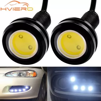 2 шт. 23 мм Eagle Eye дневные ходовые огни DRL яркие автомобильные резервные светодиодные лампы указателя поворота стоп-сигнала DayLight противотуманные лампы водонепроницаемые