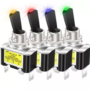 Daiertek светодиодный кулисный переключатель 30А 12В 2 положения