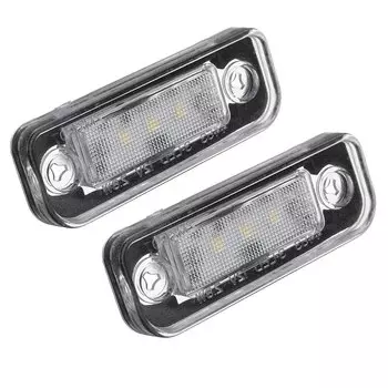 2PCS Автомобильный светодиодный номерной знак Canbus Mercedes - BenzW203 5D W211 W219 R171 12V Прямая замена