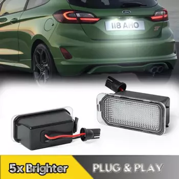 2 шт. Canbus фонари для номерного знака для Ford Focus Fiesta Ranger Explorer Transit Escape Fusion Mondeo Edge Kuga