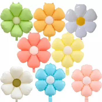 2 шт. фольгированные шары-маргаритки