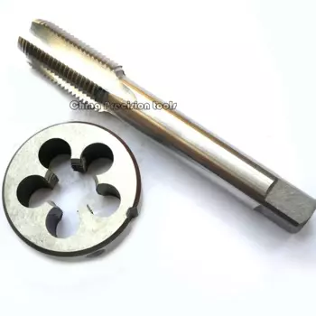 2 шт., набор метчиков и матриц из быстрорежущей стали M15 M15X1.5 M15X1.25, метчики с прямой канавкой, костюм M15X2 M15X0.75 M15X1 M15X0.5