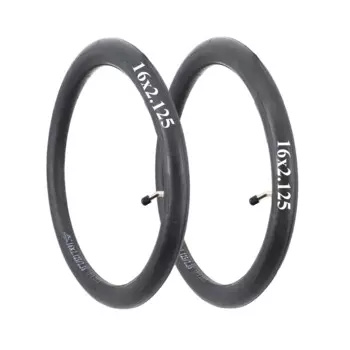 2 шт. внутренняя шина 16x2,125 камера 16*2,125 внутренняя трубка для электрических скутеров/велосипедов/электронных велосипедов для 16-дюймовых деталей шин для инвалидных колясок