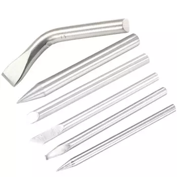 2 шт., сменные жала для паяльника UXCELL, 2.3/3.5/5.3/14.5 мм