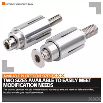 2 шт./компл. 13/16 мм расширительный винт, защита руля, концевые заглушки, винт, универсальные расширительные винты для руля, аксессуары для мотоциклов