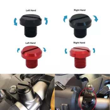 2 шт. универсальные M10*1,25 мотоциклетные зеркальные заглушки, болты для Yamaha Honda Kawasaki Suzuki BMW Aprilia Ducati