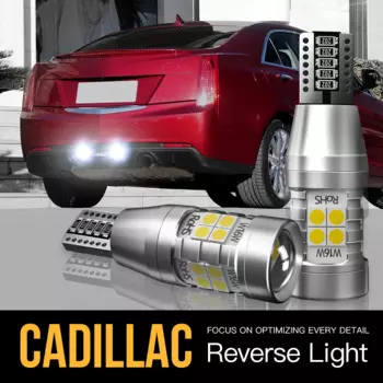 2 шт. W16W T15 921 Canbus Светодиодная лампа заднего хода, лампа для Cadillac CTS ATS 2013 2014 2015 2016 2017 2018 ELR XTS CT6 XT5