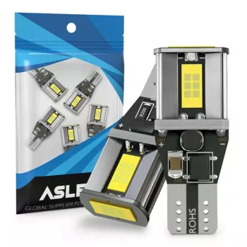 2 шт. W16W T15 LED 3570 Лампа Canbus Безобрасное резервное копирование Светодиодные лампы заднего хода 921 912 Автомобильные фонари Тормозной фонарь Стоп-сигнал Ксеноновый белый